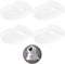 Deftomo 4 Pack Security Camera Wall Mount, Adhesive Baby Monitor Wall Moun Shelves,