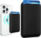 Magnetic Wallet Cell Phone Card Holder for iPhone 15 Series, RFID Leather Stick on Wallet for iPhone 14/13/12