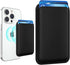 Magnetic Wallet Cell Phone Card Holder for iPhone 15 Series, RFID Leather Stick on Wallet for iPhone 14/13/12
