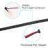 2 11inch, 5V/5A 2 20AWG, 4Pcs USB C to Pin Bare Wire Open End Power Cable USB Type C Male Plug Pin Pigtail Cable