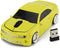 Ai5G Wireless Sport Car Shape Mouse with 2.4GHz Nano USB LED Headlight for Laptop Desktop Computer (Yellow)