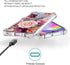 Osophter Galaxy A32 5G Case: Girls Women Flower Floral with Screen Protector, Flexible TPU Rubber Cover
