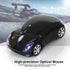 Yoidesu Wireless Mouse, 2.4G High-Precision Optical Mouse with Receiver Compartment, Mini Bluetooth Mouse (Black)