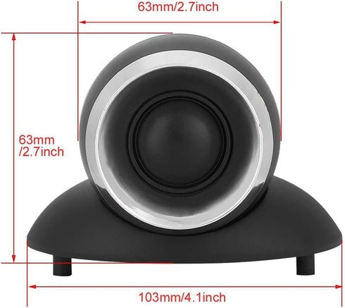 Home HI FI Tweeter, 35W 25MM Diaphragm Ultra High Pitch HiFi Audio Loudspeaker, Treble or Super Treble HiFi Bookshelf