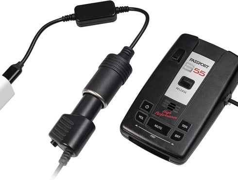 USB C Male to 12V Adapter, USB to Car Cigarette Lighter Socket Converter Cable for Car Driving Recorder, GPS, E-Dog and