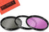 40.5mm Filter Kit (UV-CPL-FLD) for Sony Alpha A5000, A5100, A6000, A6100, A6300, A6400, A6500, ZV-E10