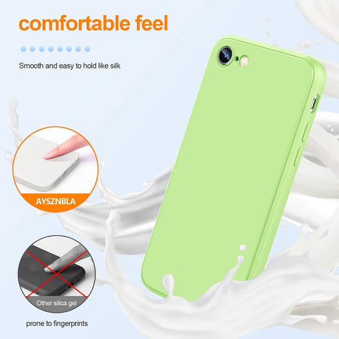 Samsung Galaxy S20 FE 5G Case, Liquid Silicone Gel Rubber Phone Case, Non-Yellowing Bumper Cover, Multi-Color (Green)