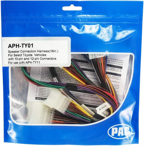 PAC APH-TY01 Speaker Connection Harness for 2005-2017 Toyota with Amplified Systems