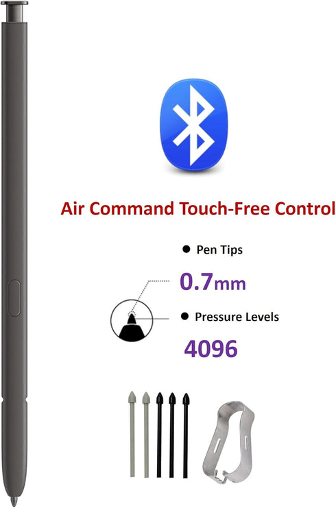 Galaxy S24 Ultra S Pen - Replacement for Samsung Galaxy S24 Ultra 5G, Touch Stylus Pen with Bluetooth, 4096 Pressure