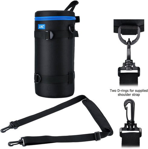 150-500mm f/5-6.3 800mm f/11 200-500mm f/5.6E 4.9'' 11.4''(D JJC Deluxe Lens Case Pouch Bag for Sigma DG OS HSM, Canon