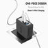Geiomoo 100W Soft Silicone Case for Anker Nano Charger, Flexible Scratch Resistant Cover (Black)