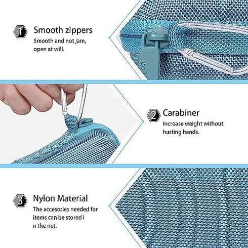 co2CREA Hard Case for Anker 621 Nano Power Bank 5,000mAh 12W Portable Charger, Blue Case