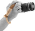MegaGear Leather & Cotton Camera Wrist Strap - Secure Hand Grip, Adjustable