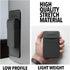 Slipdrive - Portable Hard Drive Sleeve for Laptop - SSD Solid State Drive - Reusable Adhesive - Stick on External Hard