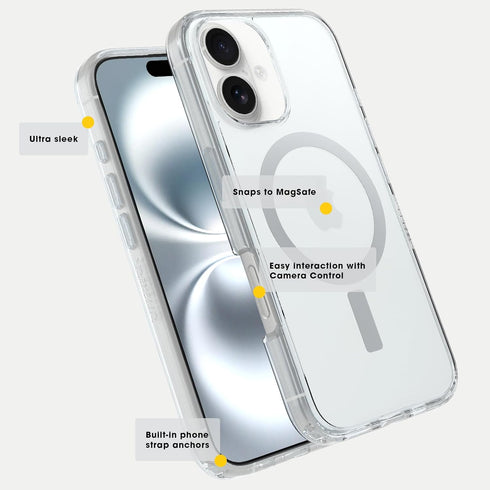 OtterBox 16 Symmetry iPhone Series Clear Case - Foxberry Pink