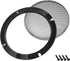 uxcell 8" Speaker Grill Mesh, Decorative Circle Woofer Guard Protector Cover Accessories Black