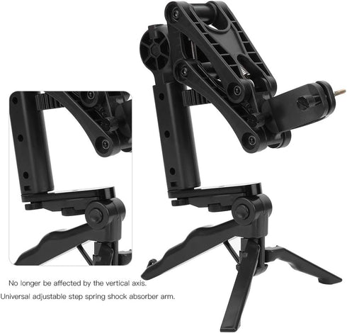 Gimbal Stabilizer for Smartphones, 3 Axis Anti Shock Flexible Extension with Bracket Holder for Vlog Live Streaming