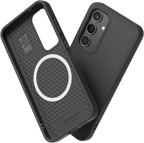 RhinoShield SolidSuit Case for Galaxy S24 - Classic Black, Shock Absorbent Slim Design, 3.5M / 11ft Drop Protection