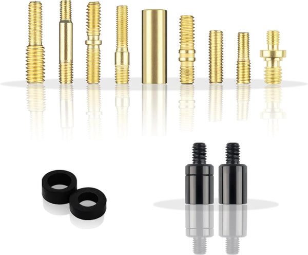 13 PCS Truck Antenna Adapter Accessories for Truck/Car Kit, 11 Screws & 2 Rubber Washers Replacement for Toyota, Jeep,