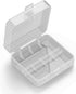 Heyiarbeit Battery Storage Case Holder Box - Clear Color for 2 26650 Batteries (2 Pack)