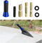 Augeny Car Short Antenna, Carbon Fiber Antenna Replacement with Screws for AM/FM Radio