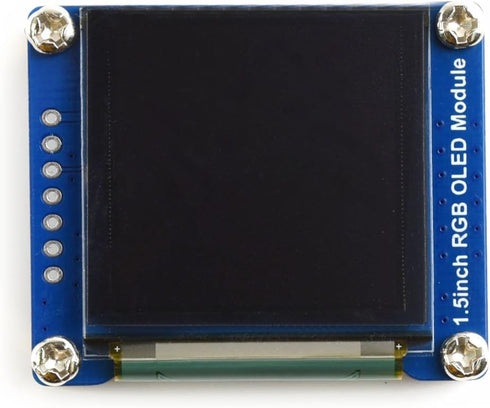 waveshare 1.5inch 128x128 65K STM32, RGB OLED Display Module, Resolution, RGB Colors, SPI Interface, Compatible