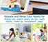 Cell Phone Stand for Desk 2 Pack, Foldable Adjustable Tablet Holder for Mobile Phones, Pink and Purple