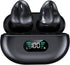 Wireless Ear Clip Bone Conduction Earbuds, Bluetooth 5.3, 18 Hours Playtime, Lightweight, Black for Cycling, Sport,