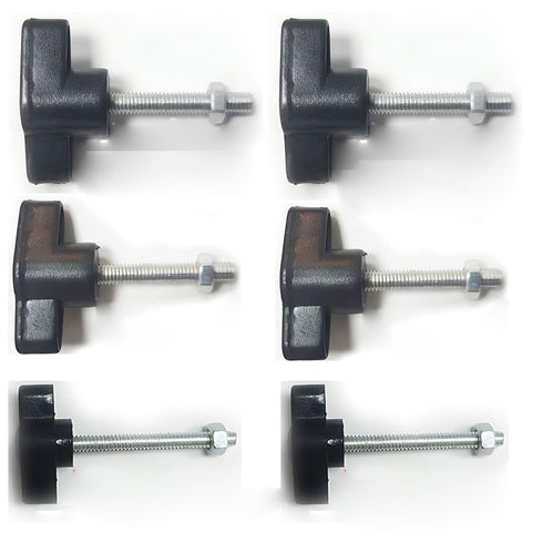 ThtRht 6 Pack Tripod Stand Height Adjustable Wing Knobs with Bolts Screws and