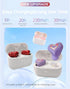 5.3 Yoidesu Earbuds Stylish Heart Shaped, HiFi Stereo Sound Bluetooth Headphones with Charging Case, Cute Creative
