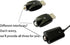 HMLXSH 510 3-Piece Set Smart USB Thread Charger Cable with LED Conversion Indicator Light, Smart Overcharge Protection