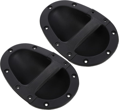 Guitar Accessories Speaker Carry Grasp Cabinet Handle, Black Chest Speaker Box Recessed Handle with Grip (2pcs)