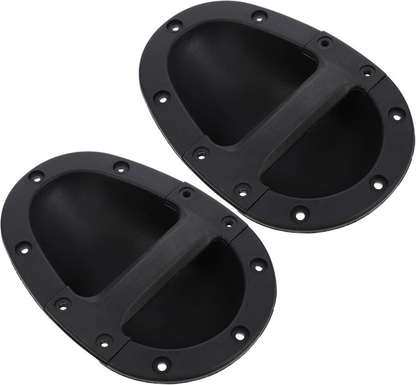 Guitar Accessories Speaker Carry Grasp Cabinet Handle, Black Chest Speaker Box Recessed Handle with Grip (2pcs)