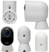 Silicone Skin Case Cover for Arlo Ultra & Pro Series, UV Weather Protection, Camouflage, White, 3 Pack