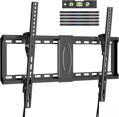 Suptek MT5082 Tilt TV Wall Mount Bracket for Most 37-82 inch TVs, Max 600x400mm VESA, 132lbs Capacity, Low Profile