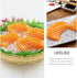2pcs BESPORTBLE Fake Salmon Slice Models for Kitchen Decor and Photography Props Realistic Plastic Sashimi Food Models