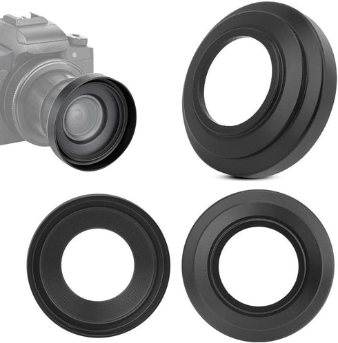 Lens Hood, LH-DC110 Aluminium Alloy Metal Lens Hood for PowerShot G1 X Mark III/G1X M3