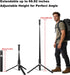 CAMBOFOTO 360 2-in-1 Selfie Stick Tripod,Compact Stand Stable, Rotating Head, Design for Selfies & Hands-Free Shots