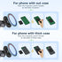 FANAUE SC-03T Magnetic Car Mount Compatible with RAM Mounts B Size 1" Ball Head, Magnetic Phone Holder for 4.7-7.5"