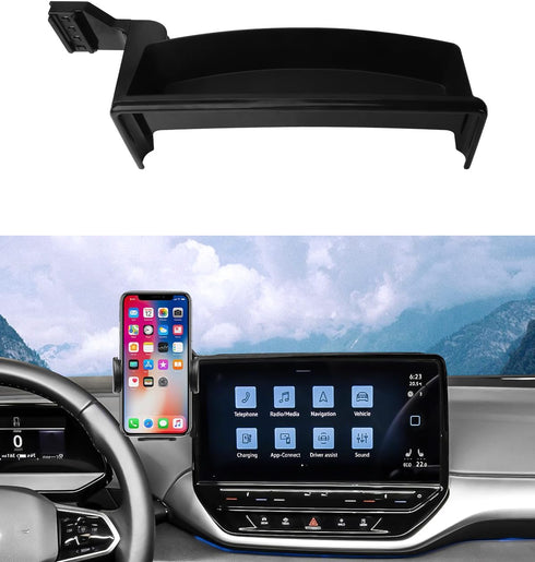 Autorder Car Phone Holder for 2020-2025 Volkswagen ID.4 - 12-Inch Screen Cell Phone Mount with 360 Degree Rotation