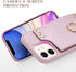 LAMEEKU Wallet Case for iPhone 11, RFID Blocking Leather Cover with Card Holder and 360° Rotation Ring Kickstand