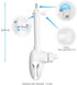 MBP481/MBP482/MBP483/MBP33XL, HB66 1/4''-20 Flexible Baby Monitor Mount for Motorola Baby Monitor for Hellobaby and All