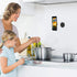 Pack of 2 Wall Mounted Phone Magnet, Large Size Magnetic Phone Attachment Sticker Universal Cellphone Wall Mount