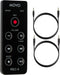 Movo REC-4 Wired Remote Control for Zoom H2n, H4n Pro, H5, H6 Portable Digital Handy Recorders - Compatible with Sony