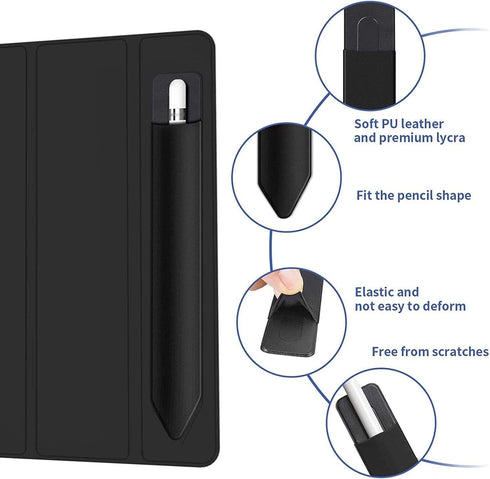 BoxWave Stylus Pouch for HP Envy x360 Convertible 2-in-1 Laptop (15.6"), Portable Self-Adhesive Stylus Holder (Jet