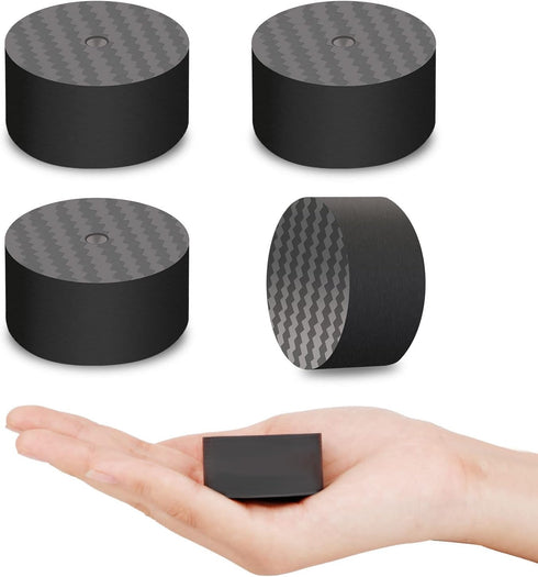 Monosaudio Carbon Fiber Speaker Spike Floor Protectors 40x20mm for Audio, Speakers, Subwoofers, Amplifiers