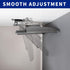 VIVO Black Manual Flip Down Mount, Folding Pitched Roof Ceiling Mount for Flat TV & Monitors 17" to 37"