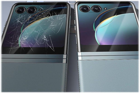 SaharaCase ZeroDamage Full Body Flexon Film Screen Protector for Motorola Razr+ (2023) - 2-Pack, Anti Scratch, Clear