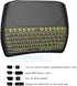 Mini Wireless Keyboard, D8 Mini Keyboard with Touchpad, Colorful Backlit Small Wireless Keyboard for PC, Raspberry Pi