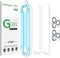 amFiIm iPhone 13 Pro Max 6.7" Tempered Glass Screen & Camera Lens Protector, Easy Installation, Bubble-Free,